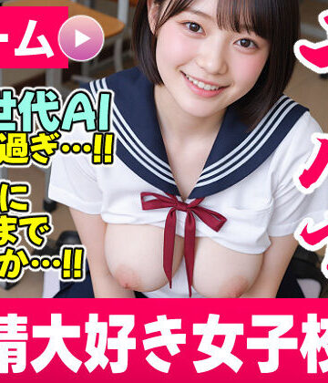 【次世代AI】射精大好き女子校生〜射精当番は君だ！絶頂へのカウントダウン！〜【AIヤバい】【コメットパンチ❤動画・アニメーション】評価